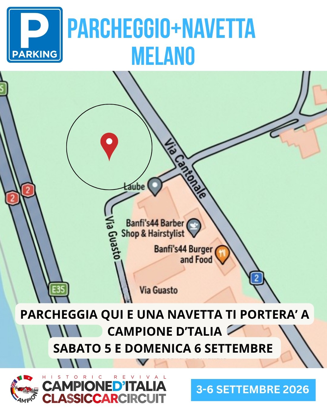 Parcheggio Melano